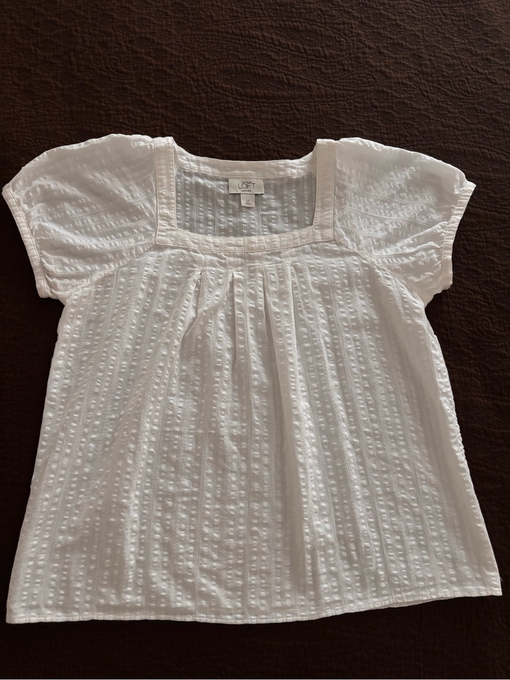 Vintage white Ann Taylor LOFT top